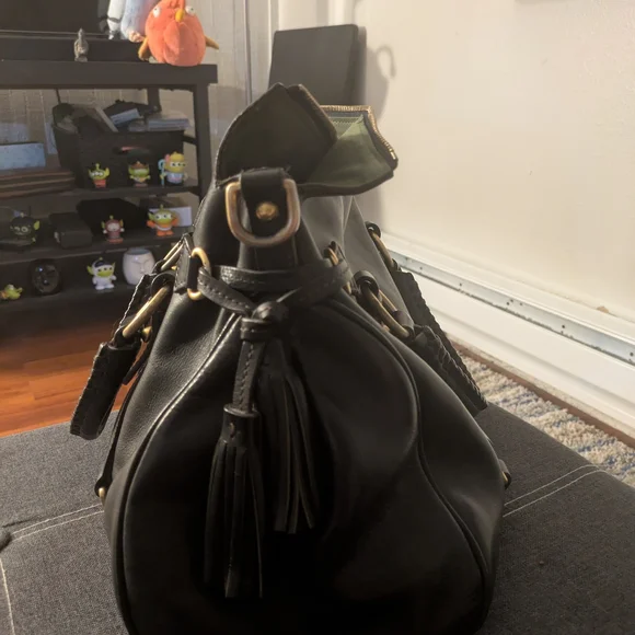 Dooney & Bourke Large Florentine Satchel In Black - Picture 3 of 6